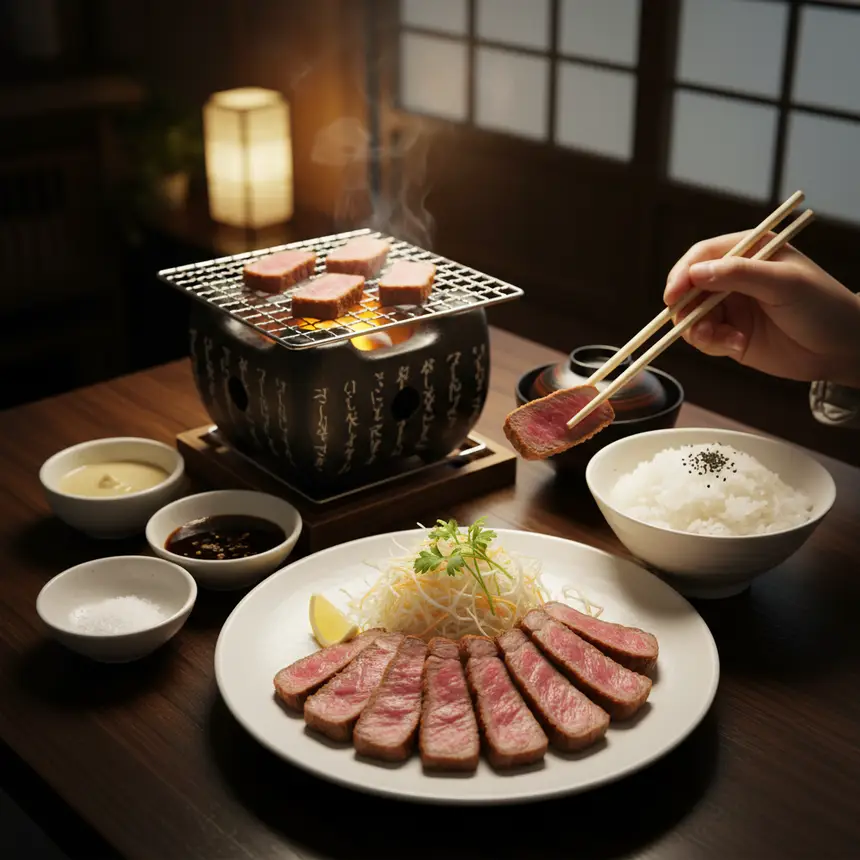 규카츠, 일본 규카츠