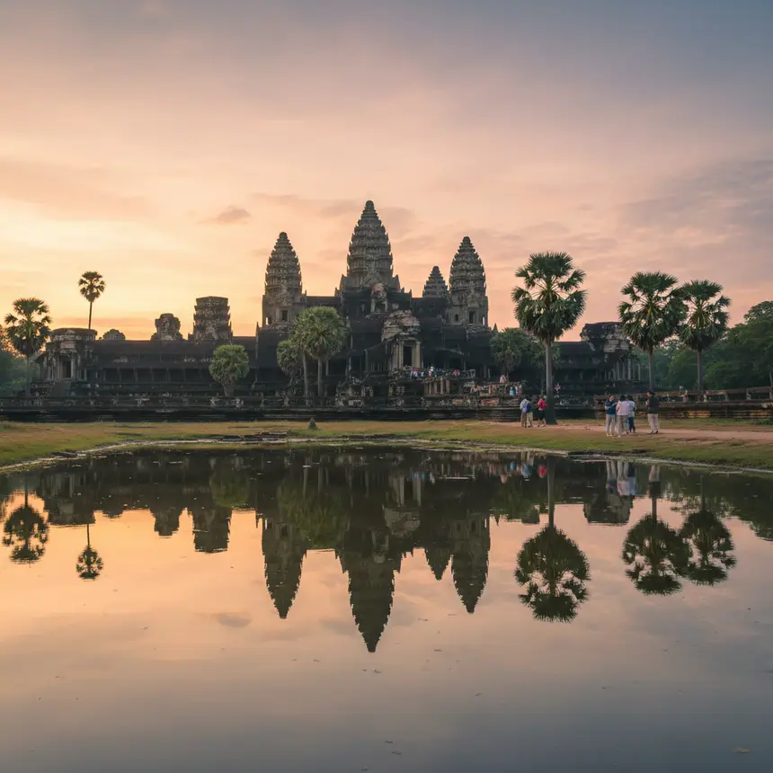 앙코르와트 황혼, 반���