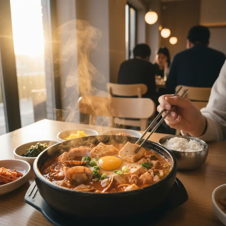 싱가포르 한식, 순두부찌개