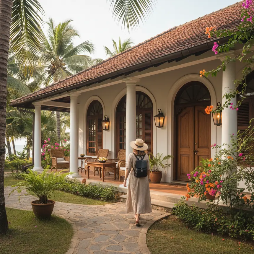 Negombo guesthouse exterior