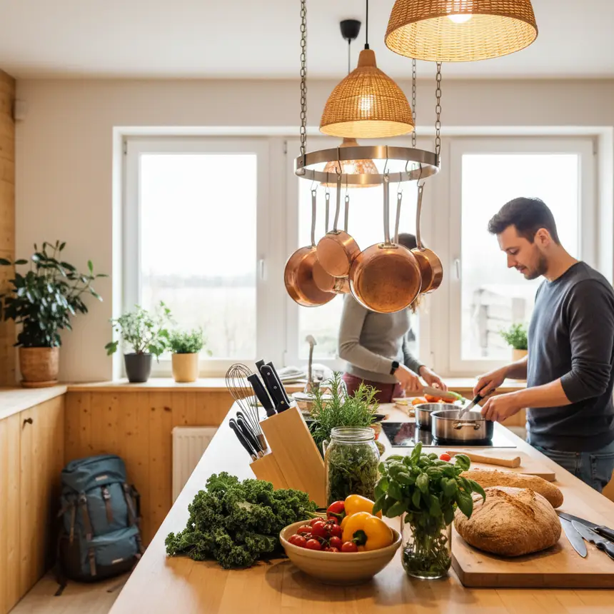 Interlaken communal kitchen