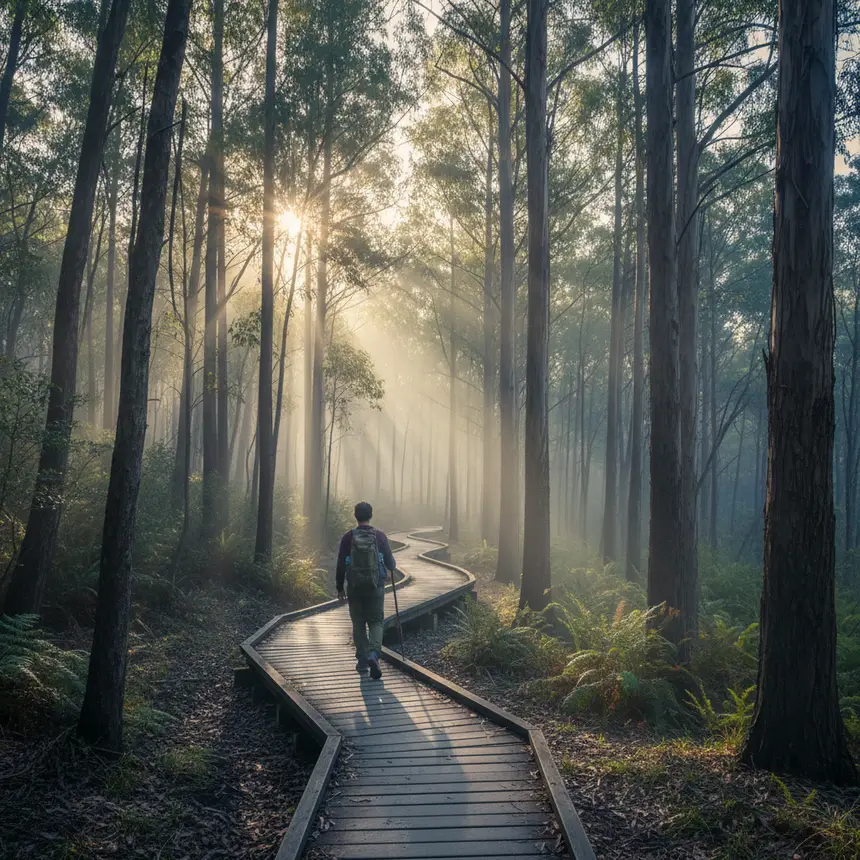 Blue Mountains forest walking trail