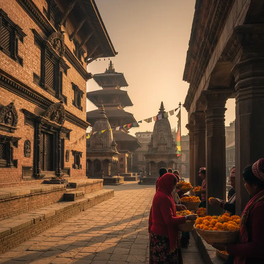 Kathmandu Durbar Square, Nepalese ancient architecture