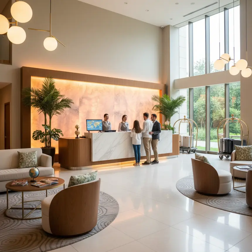 Goa hotel lobby