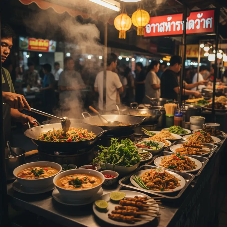 Chiang Mai night market food