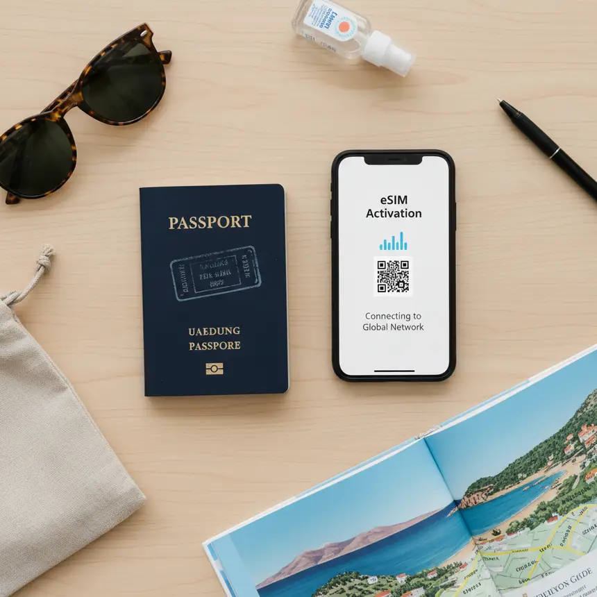 eSIM activation screen