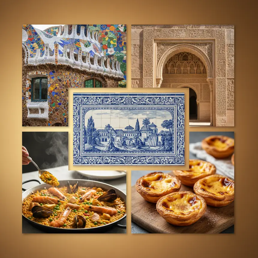 Spain Portugal Architecture Food