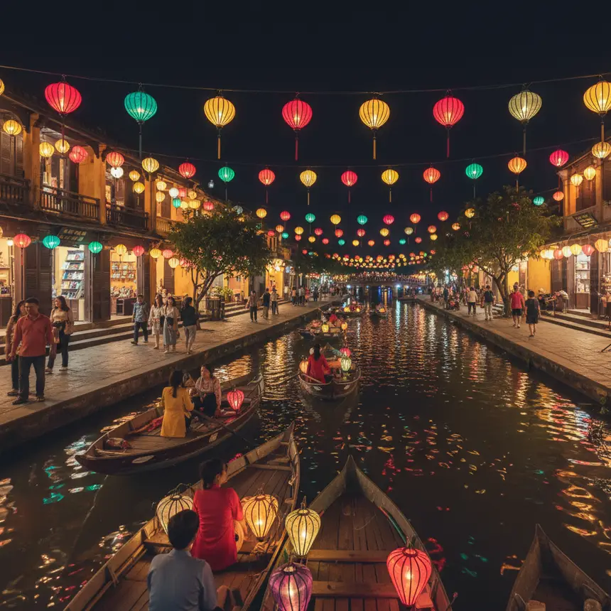 Hoi An Ancient Town night view