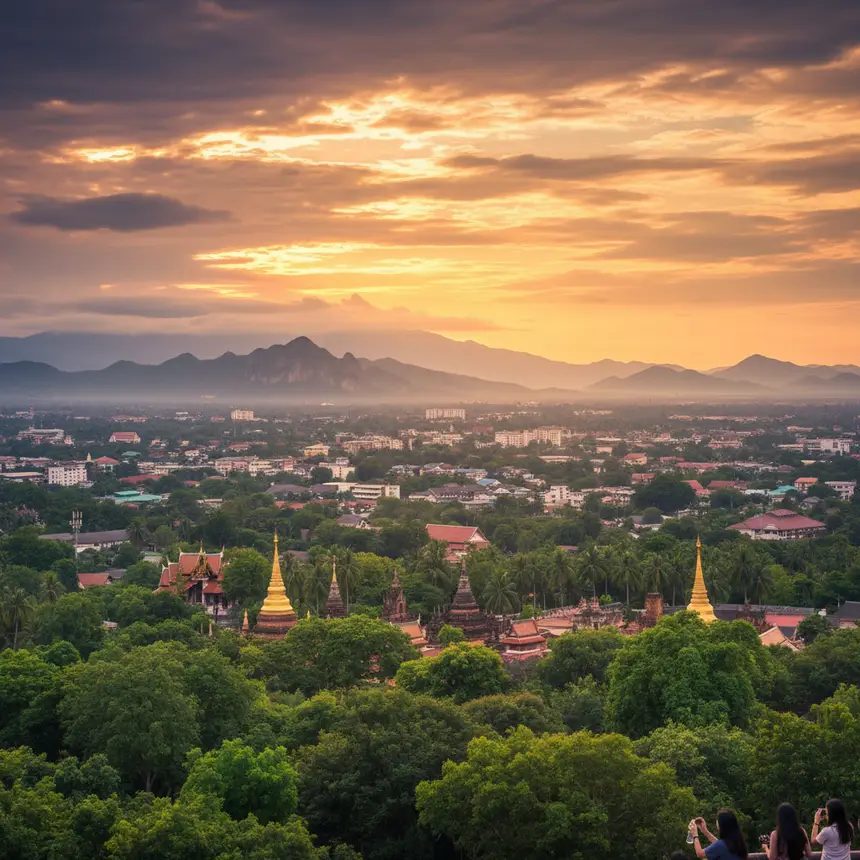 Chiang Mai city view