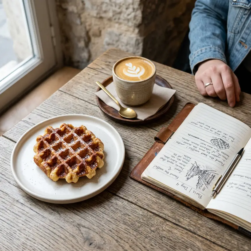 Plain Liege waffle, Belgian waffle tips