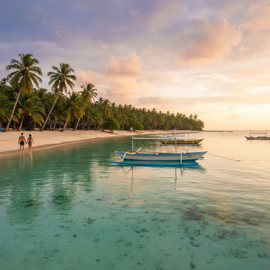 Lombok beach scenery