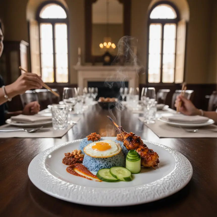 Modern Malaysian cuisine, historic dining