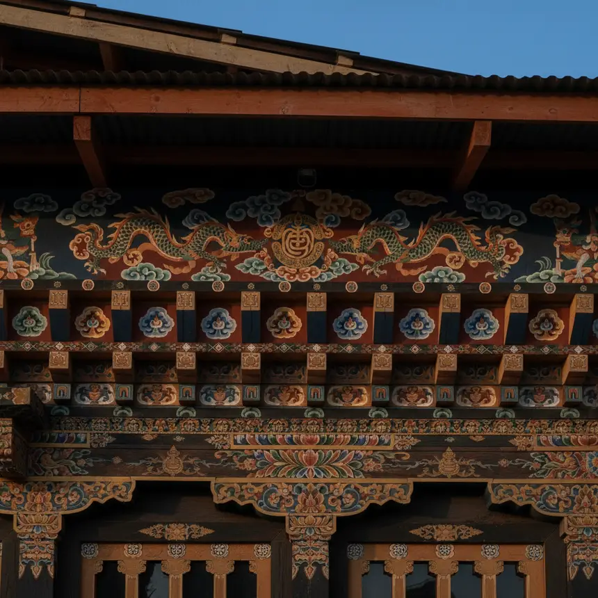 Bhutan traditional architecture