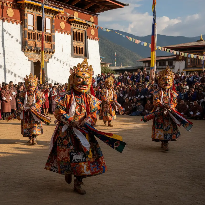 Bhutan traditional festival