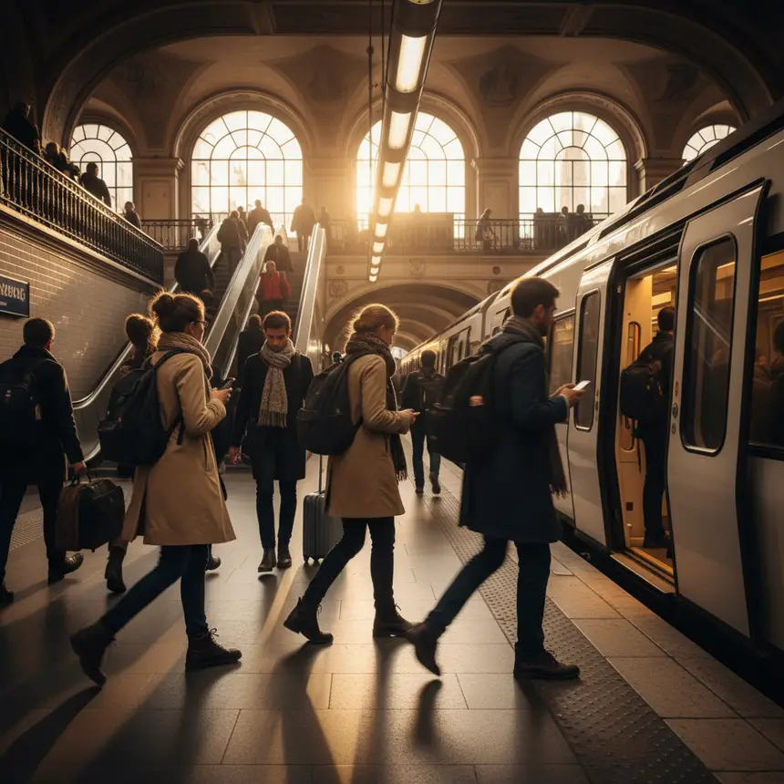 Paris metro station
