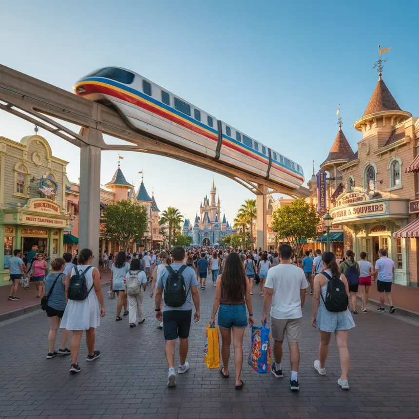 Theme park transportation