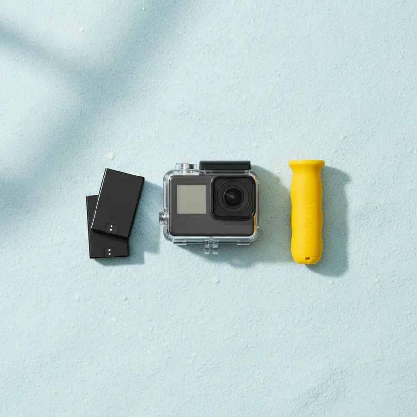 Action camera components