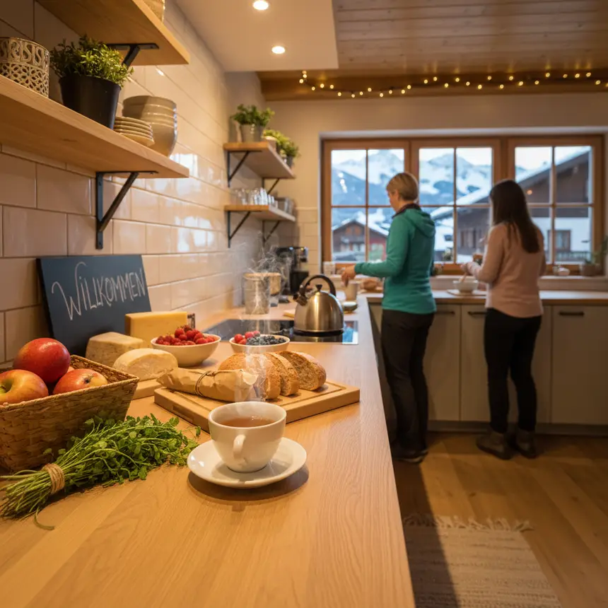 Interlaken accommodation kitchen