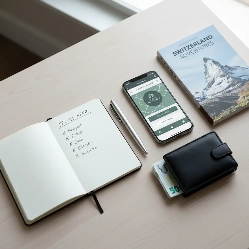 Travel preparation checklist
