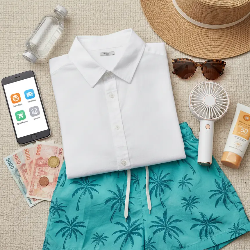Travel essentials for hot weather