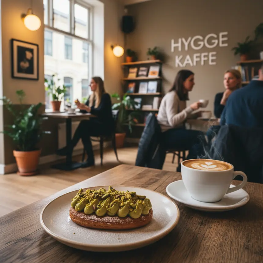 Copenhagen cafe pastry