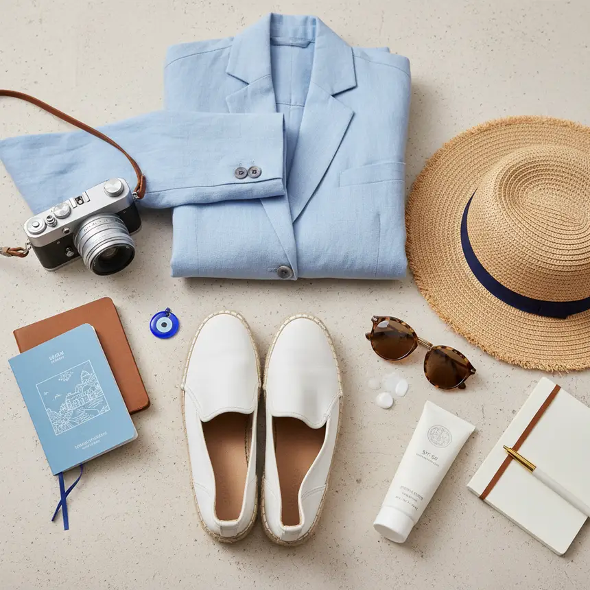 Santorini travel essentials