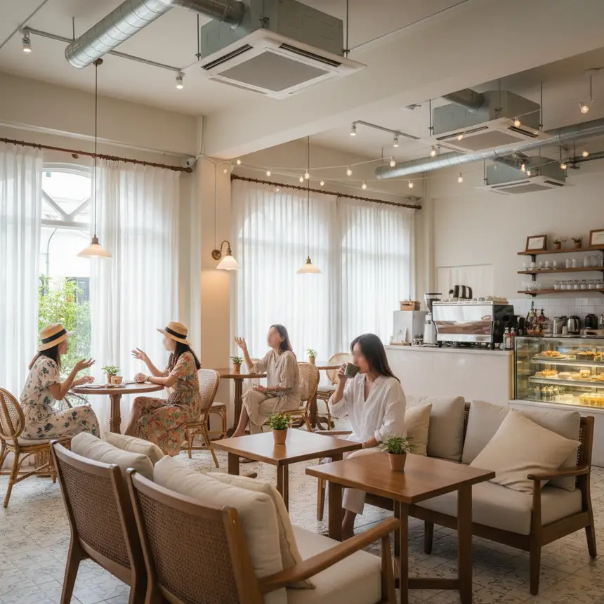Phuket cafe interior