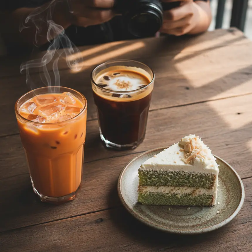 Thai milk tea Americano