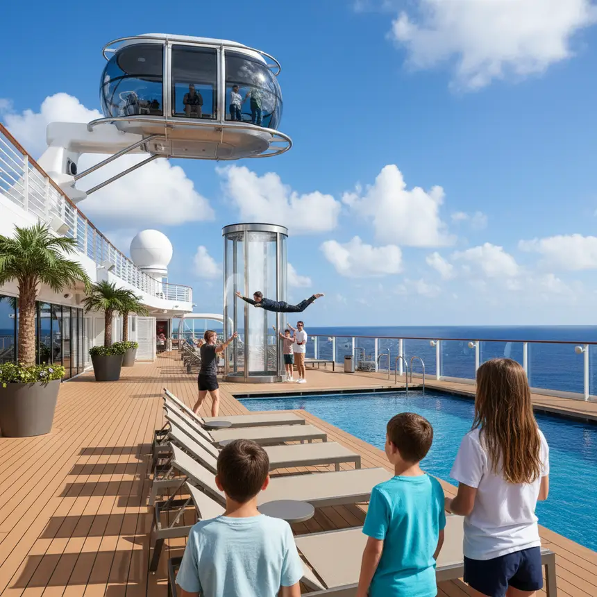 Cruise onboard activities