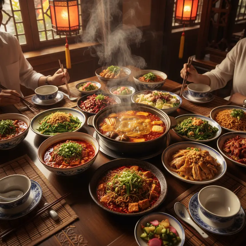 Sichuan cuisine dishes