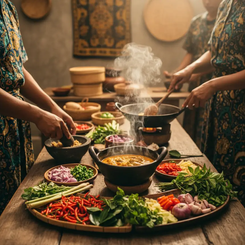 Indonesian cooking class