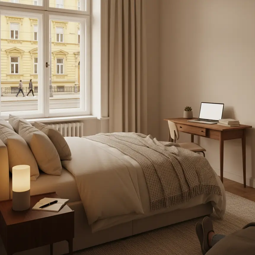 Cozy Budapest apartment interior