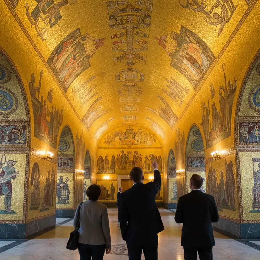 Stockholm City Hall Golden Hall