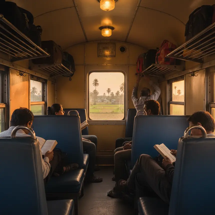 Indian train interior