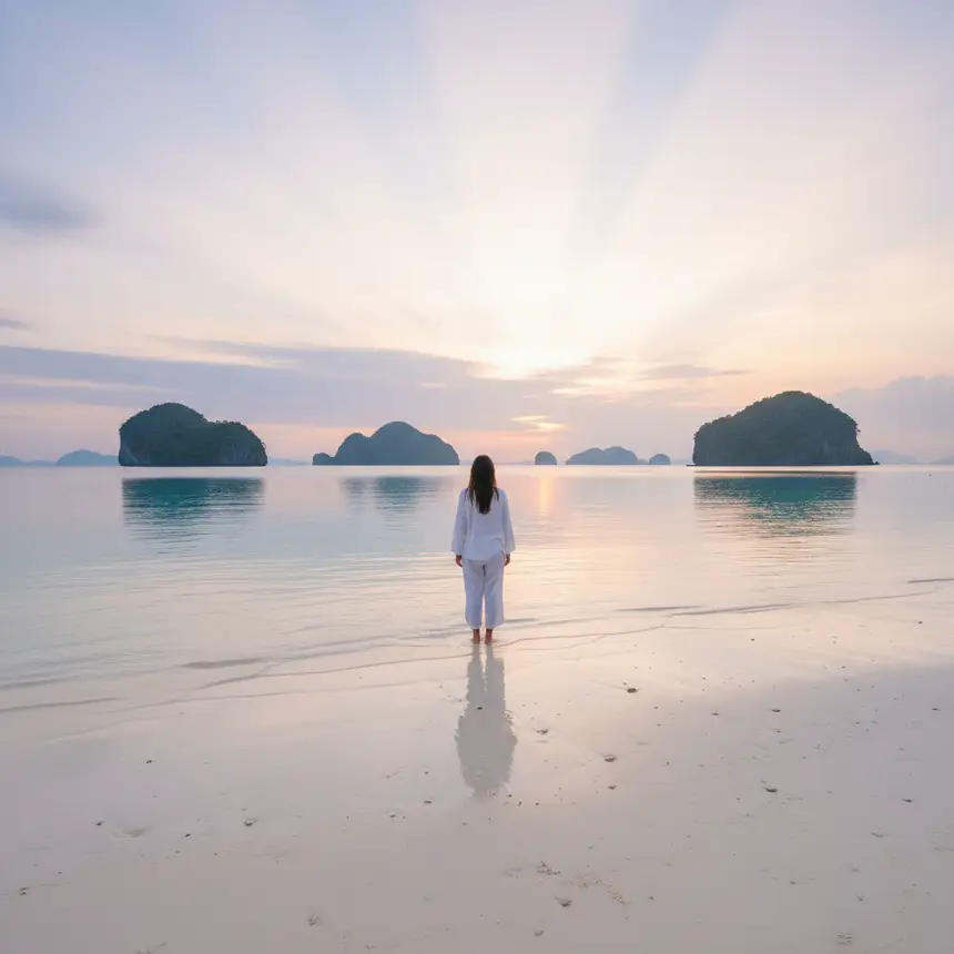 팔라완 해변 일출