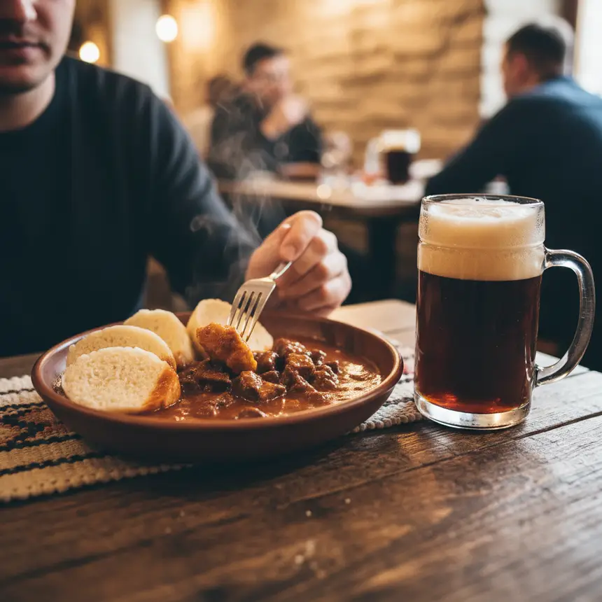 체코 전통 굴라시