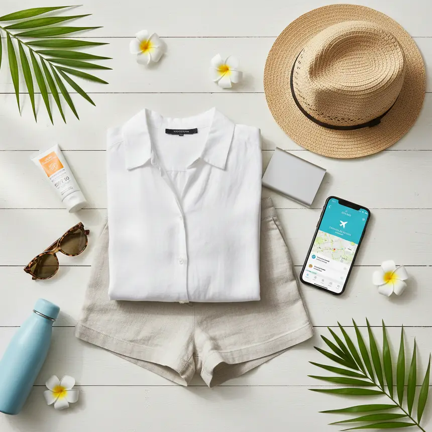 Hot weather travel essentials