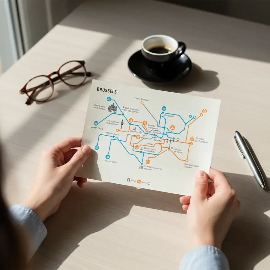 Brussels day trip walking itinerary